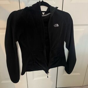 black north face zip up